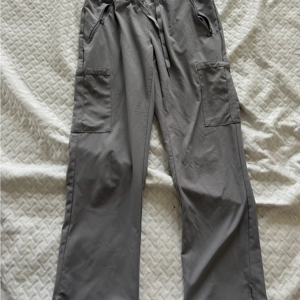 Med Couture Men's Charcoal Cargo Pants
